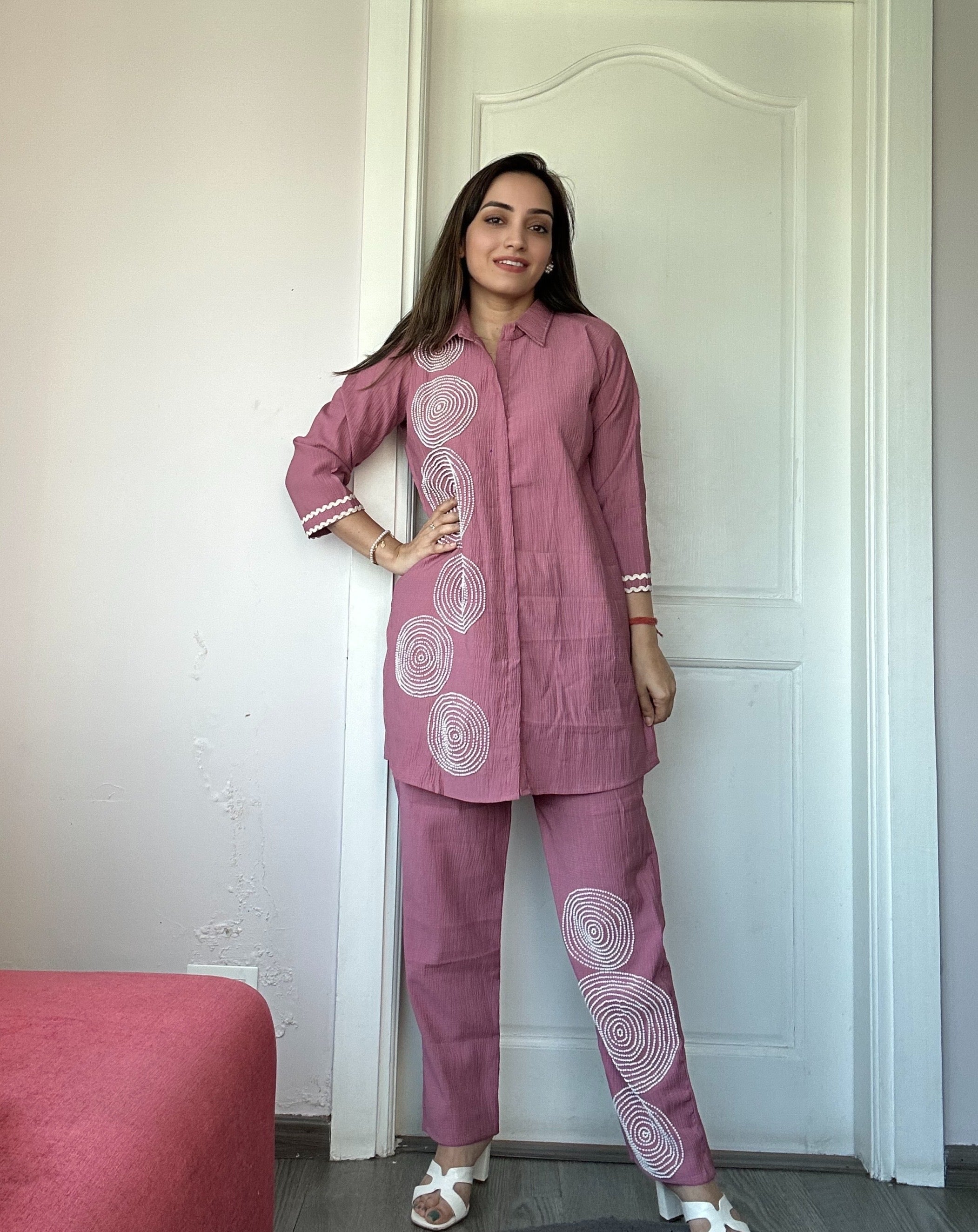 The Pearl-Work Coord Set with Trousers