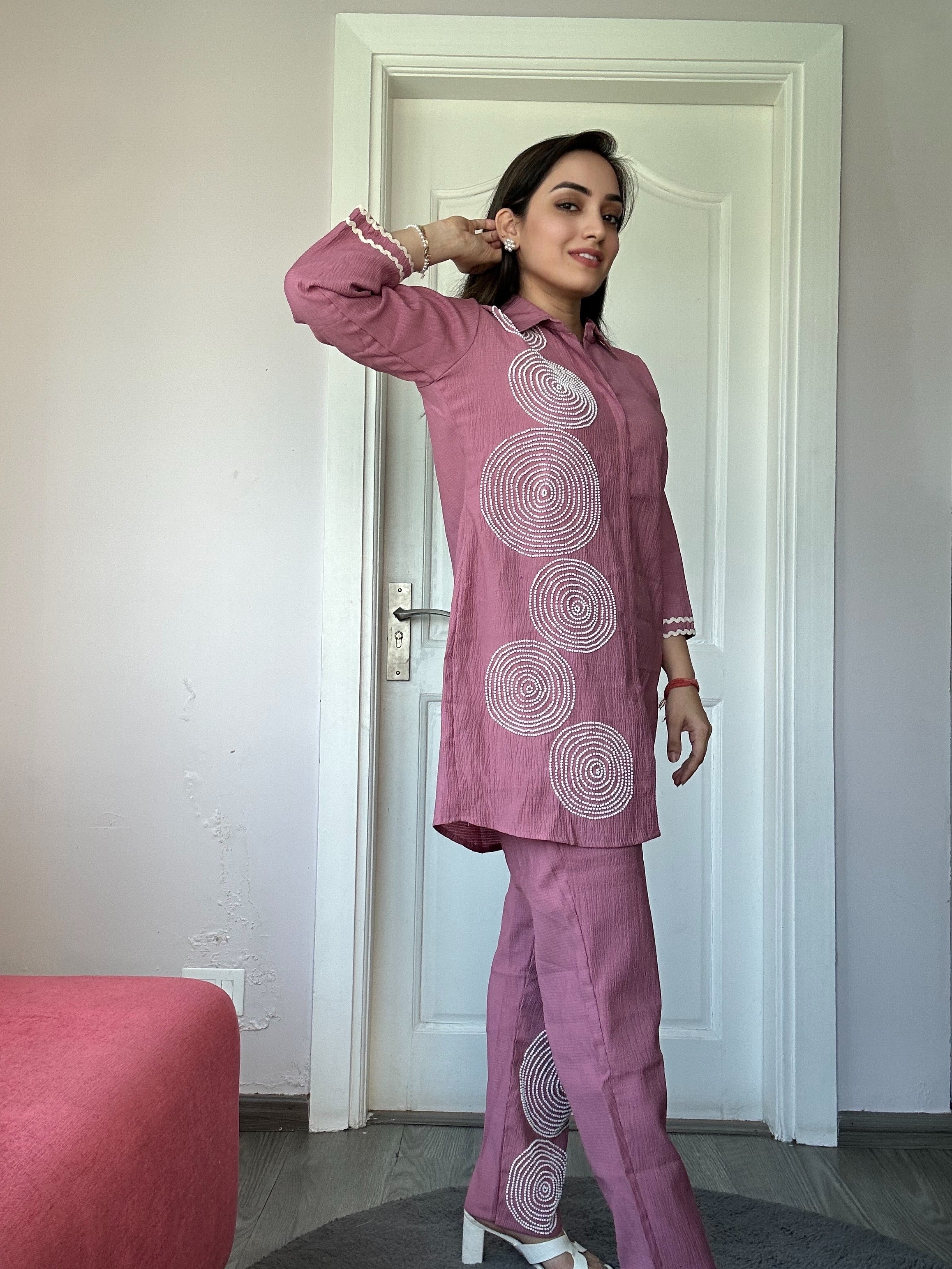 The Pearl-Work Coord Set with Trousers