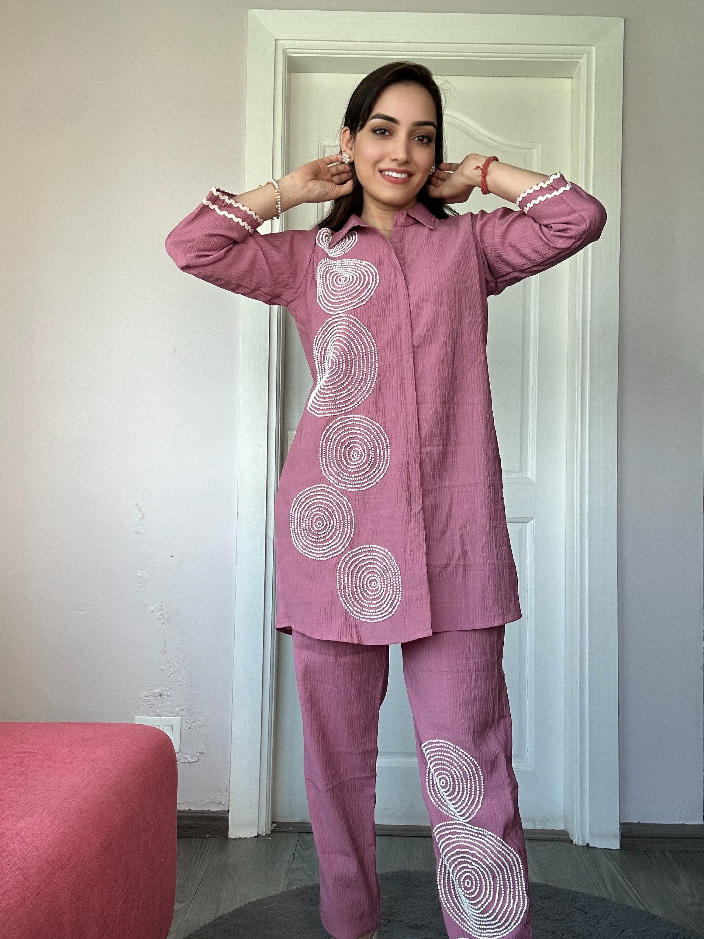 The Pearl-Work Coord Set with Trousers