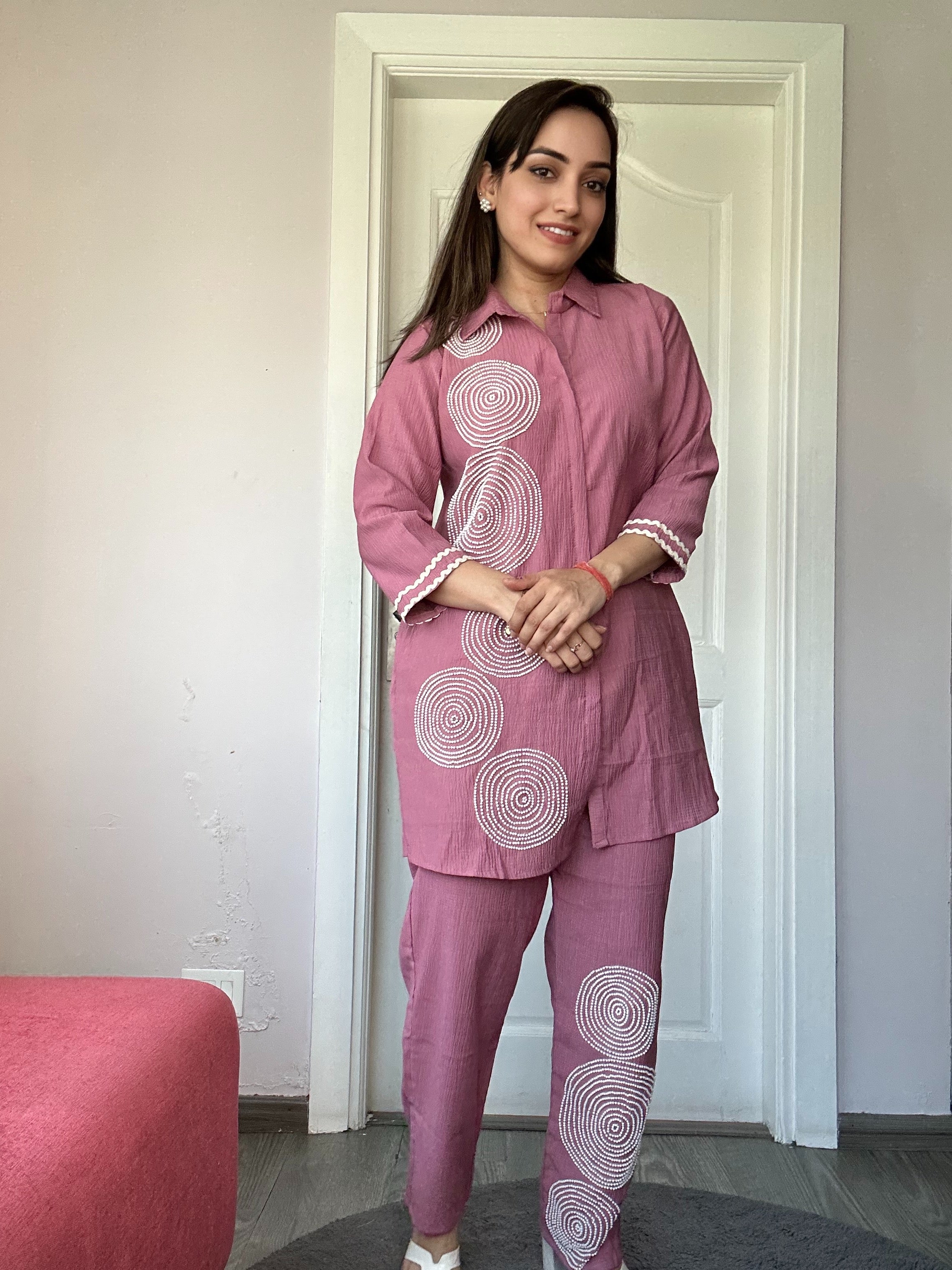 The Pearl-Work Coord Set with Trousers