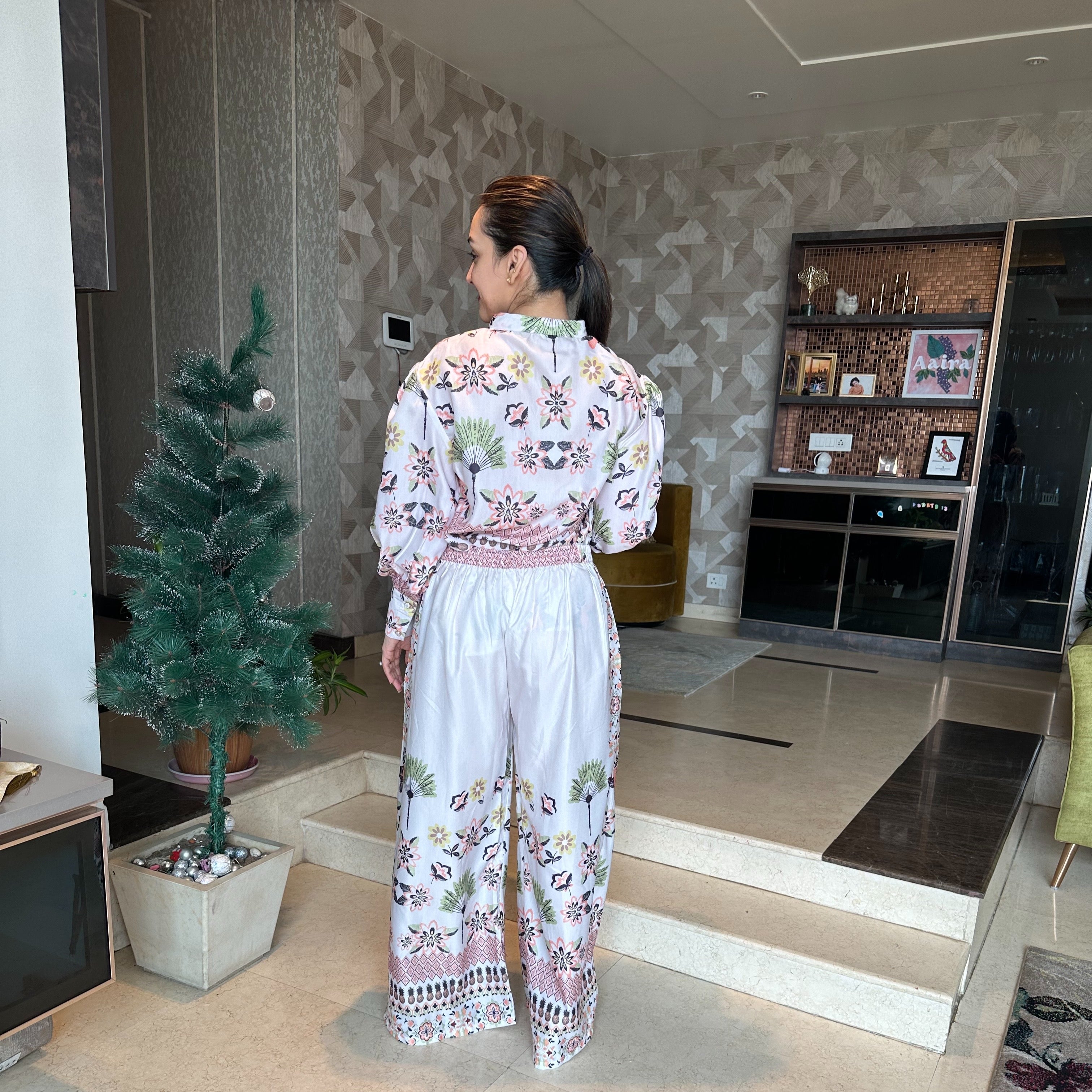 Crop-style Tropical Pattern Coord Set